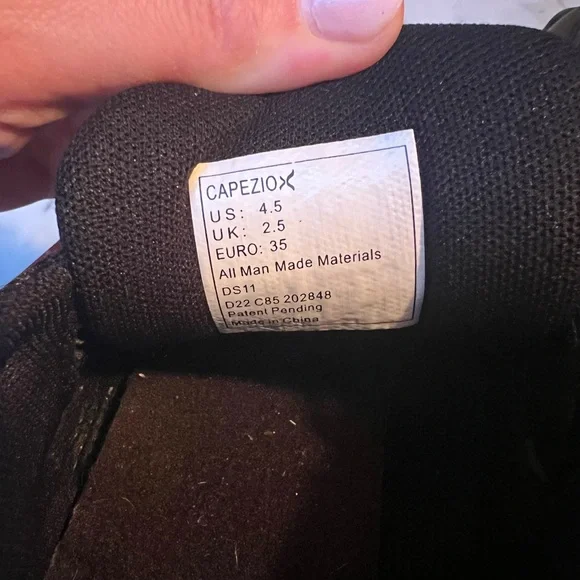 Capezio Kids Black Sneakers - Picture 7 of 9